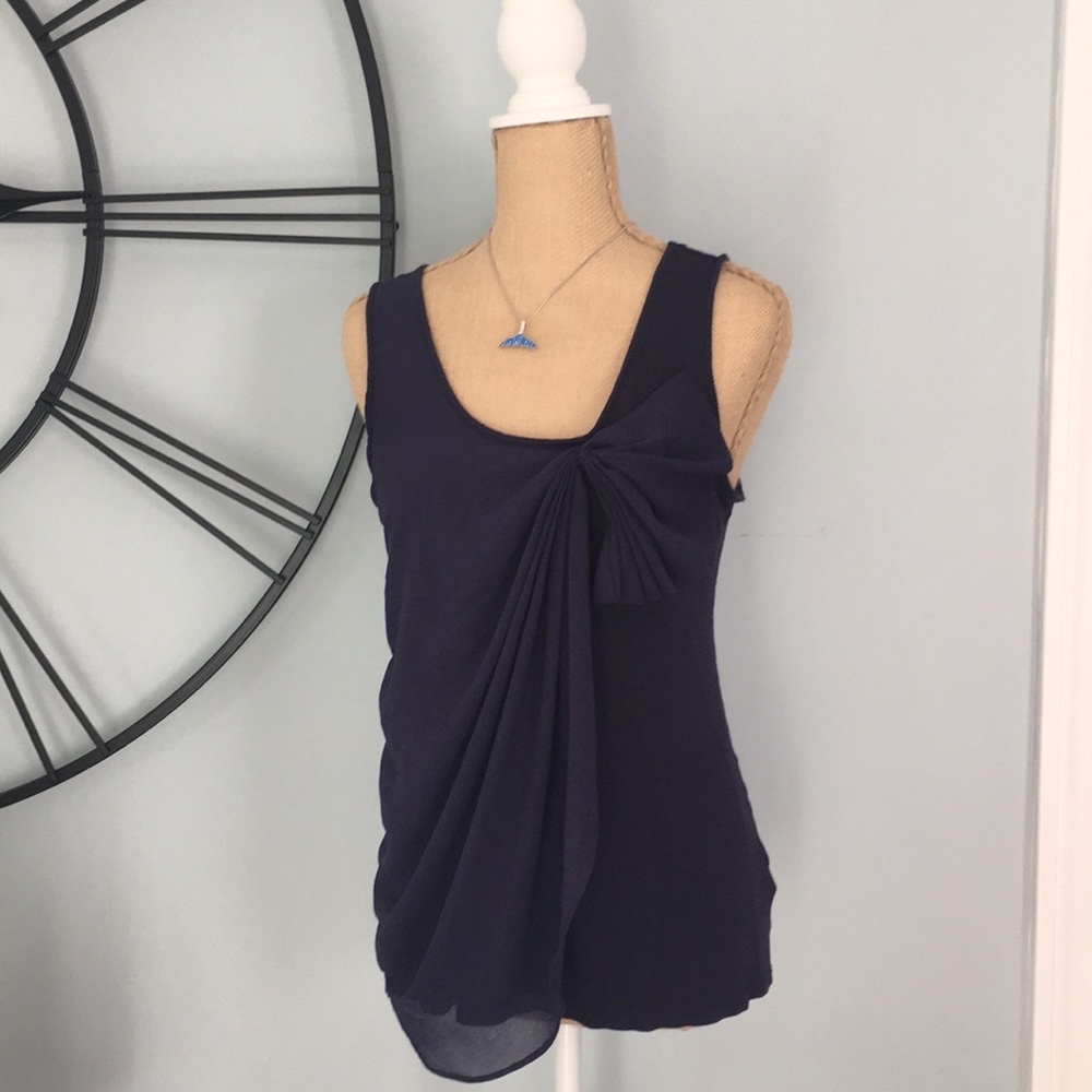 Gap Navy Bow Tank Top